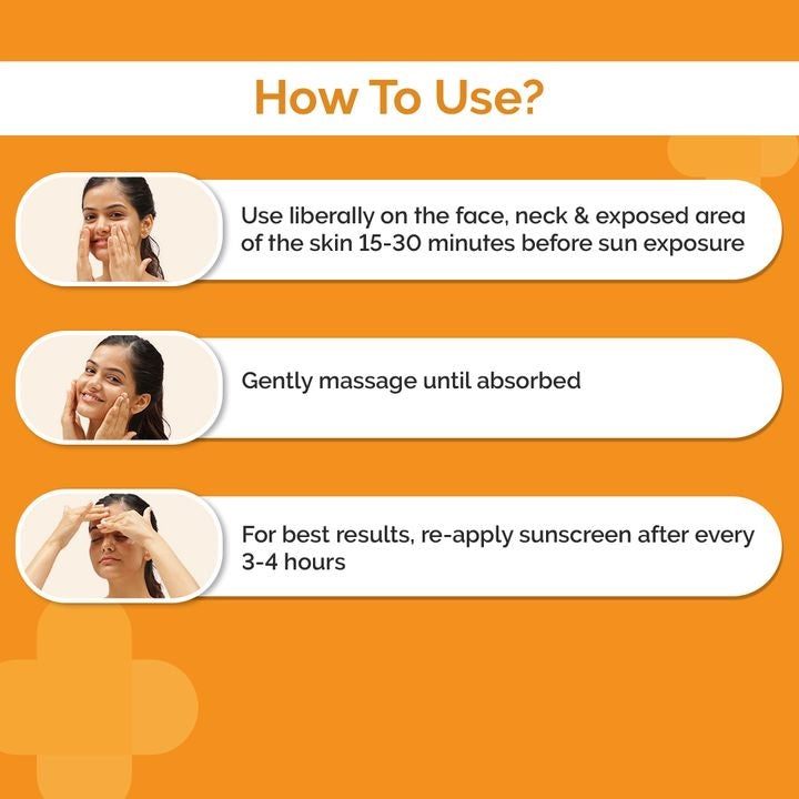 1% Hyaluronic Tinted Sunscreen Gel for Broad Spectrum Protection - 50g