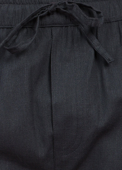 Fabmade Midnight Black Tailored Shorts