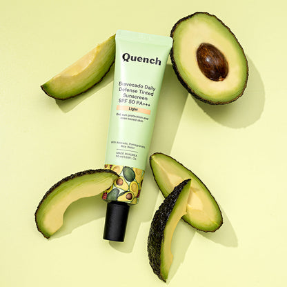 Quench Daily Defense Tinted Sunscreen SPF 50 PA+++ (Light) - 50 ml