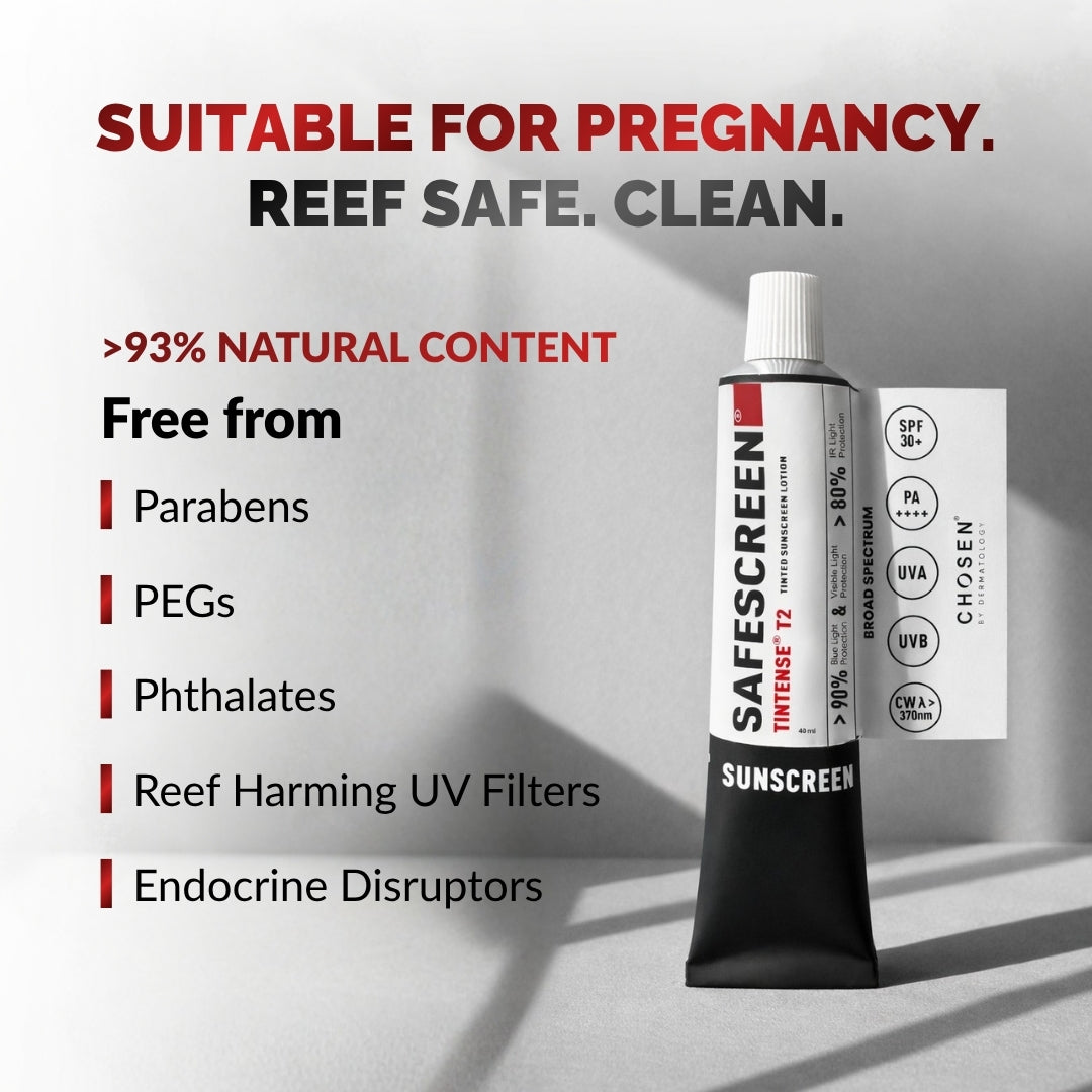 Chosen Tintense Buff Shade Tinted Mineral Sunscreen SPF 50+ Pa++++ 8-Hour Water Resistance, No White Cast