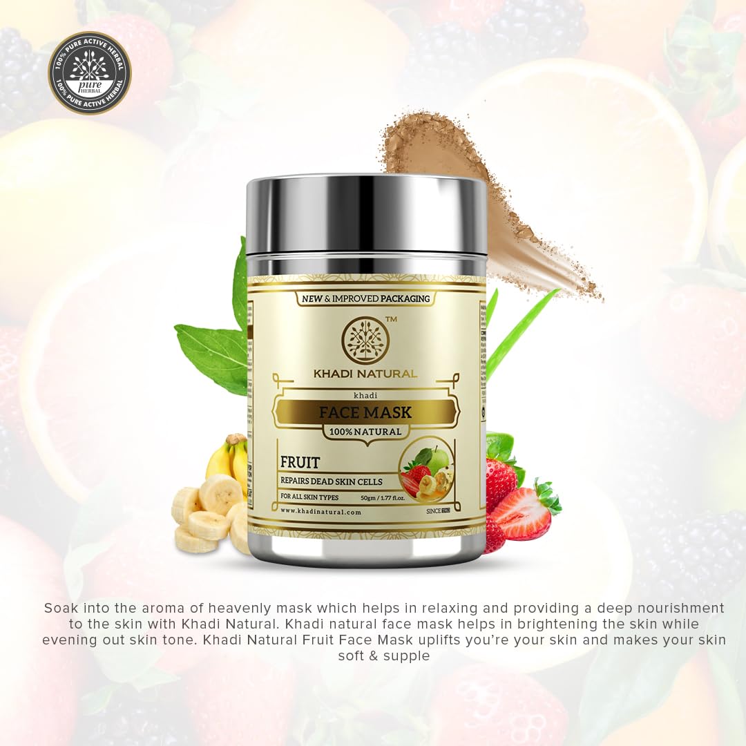 Khadi Natural Fruit Herbal Face Mask Pack, 50g