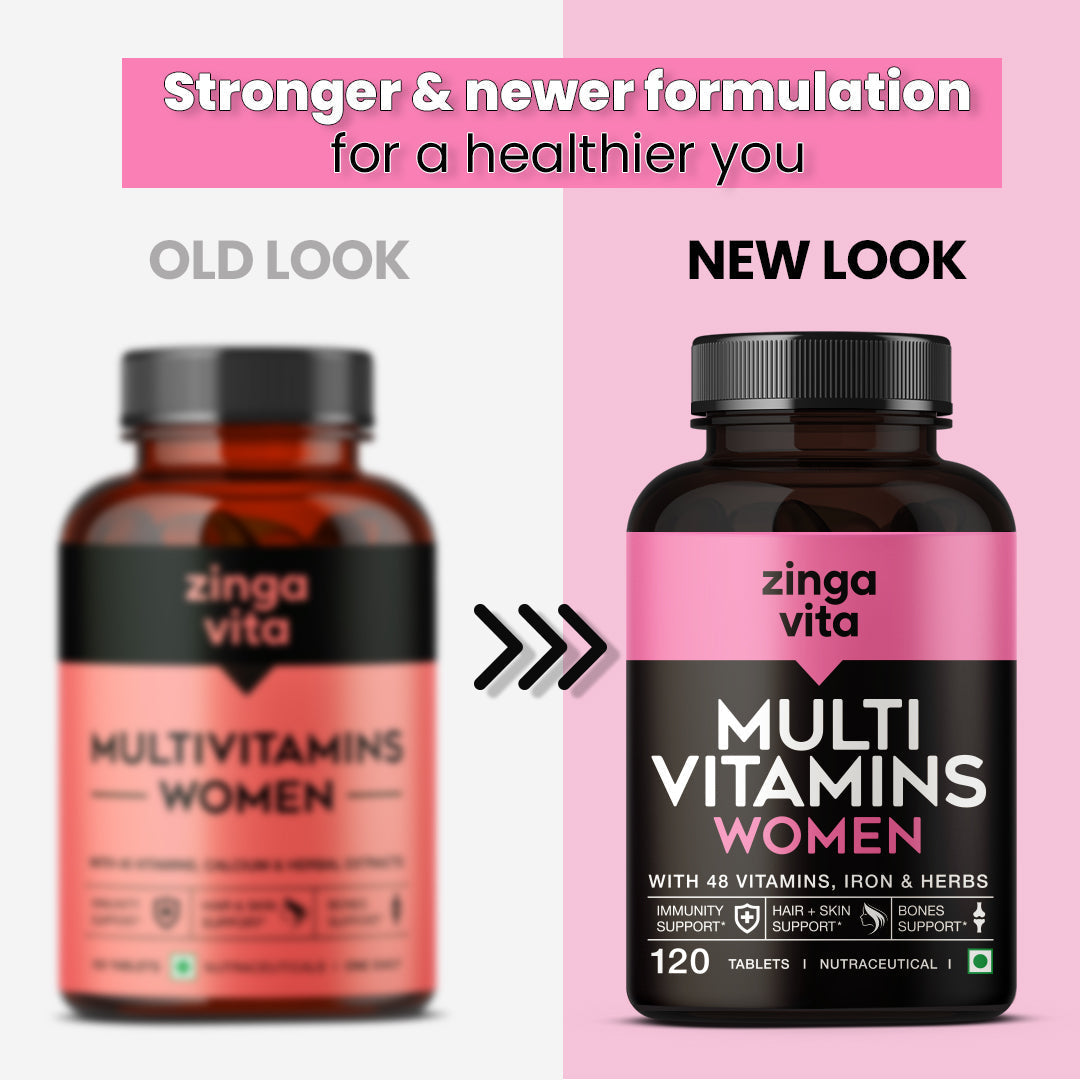 Zingavita Multivitamins Women for Immunity - 120 tabs