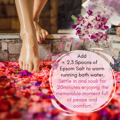 Samisha Rose Epsom Salt For Pain Relief