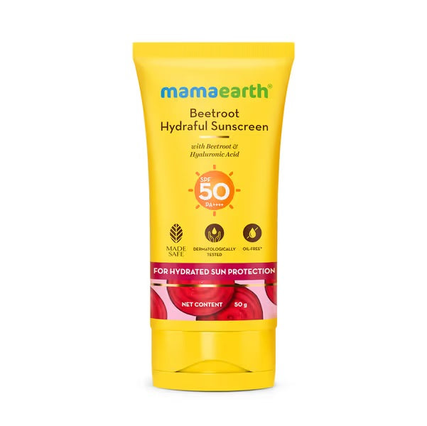 Beetroot Hydraful Sunscreen With Beetroot & Hyaluronic Acid - 50 g