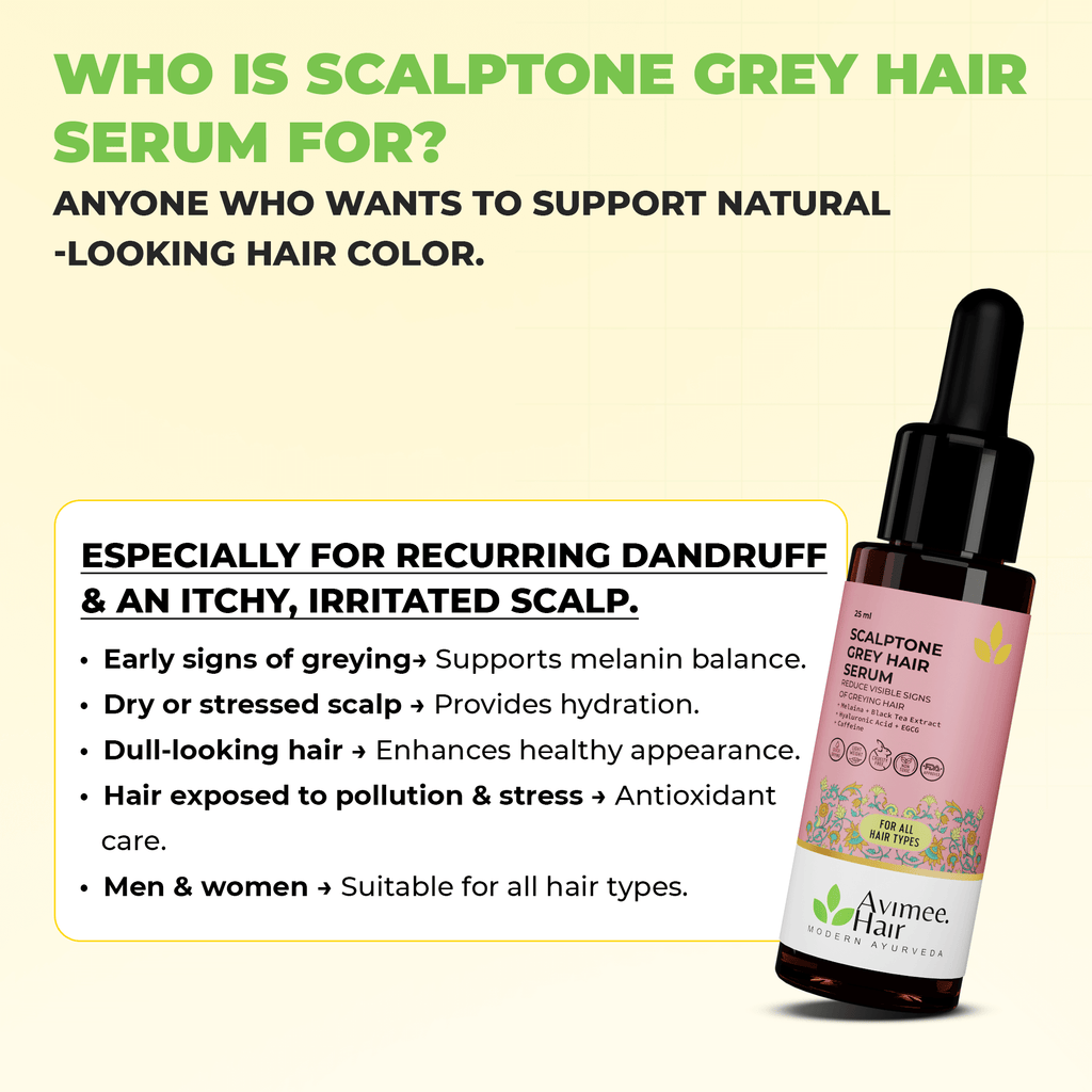 Avimee Herbal Scalptone Grey Hair Serum - 25 ml