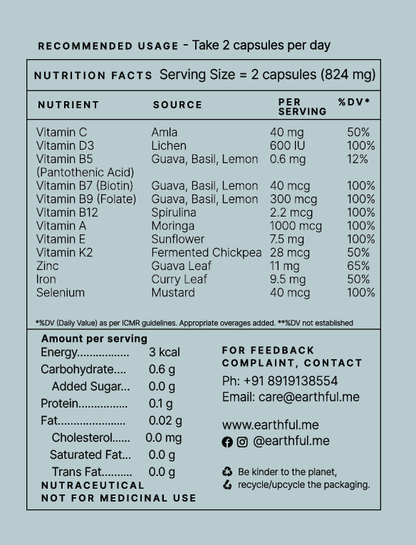 Earthful Multivitamin Men 18+ - 60 tabs