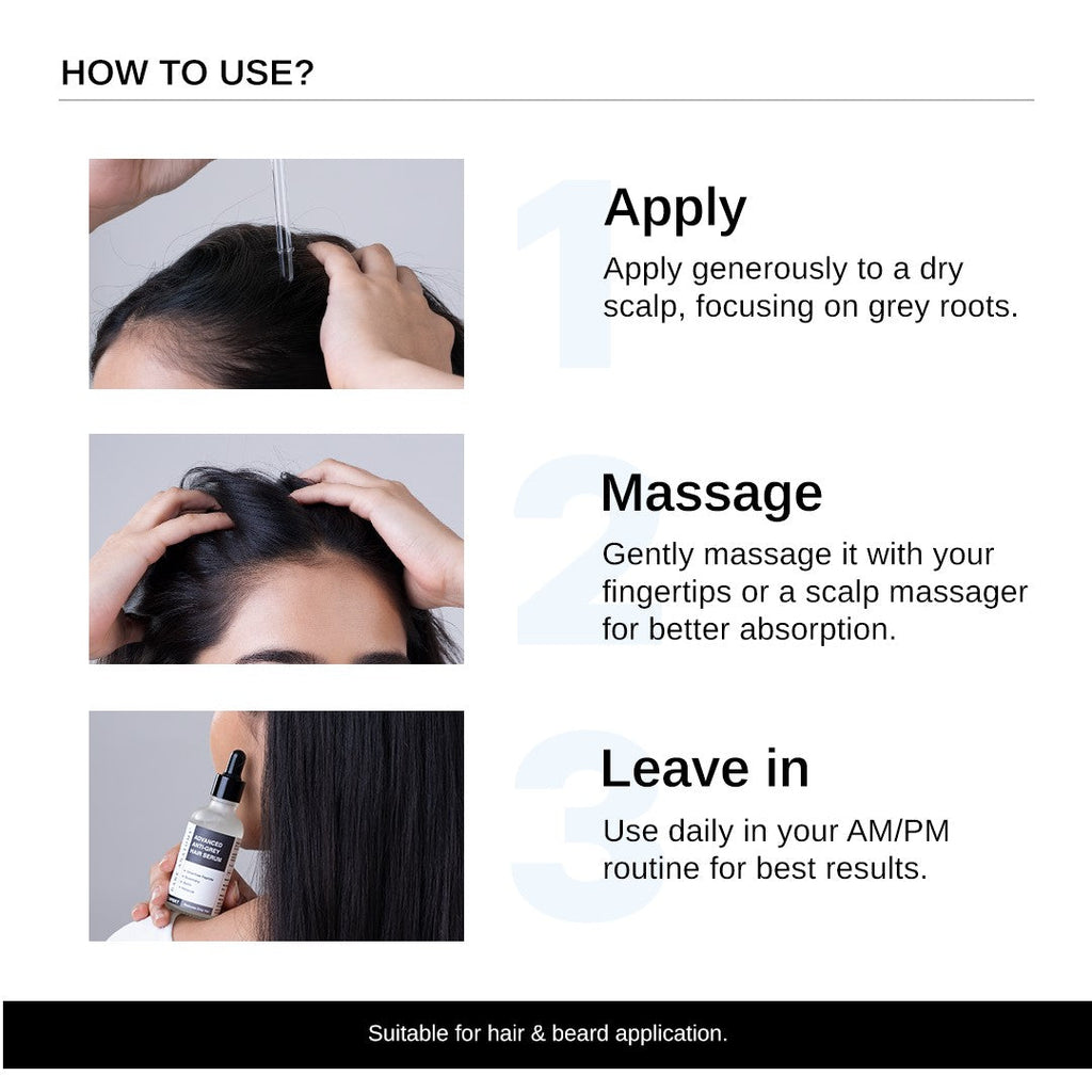 Bare Anatomy Advanced Anti-Grey Hair Serum - 50 ml