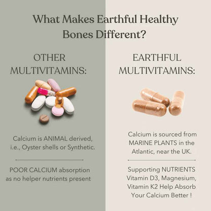 Earthful Healthy Bones - 60 tabs