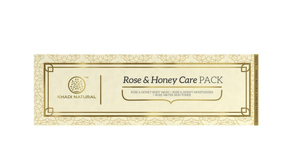 Khadi Natural Rose & Honey Care Pack