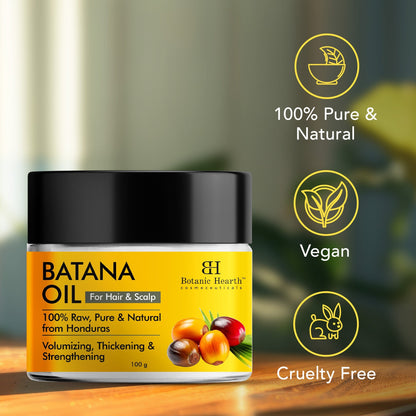 Botanic Hearth Batana Oil - Butter for Hair & Skin nourishment