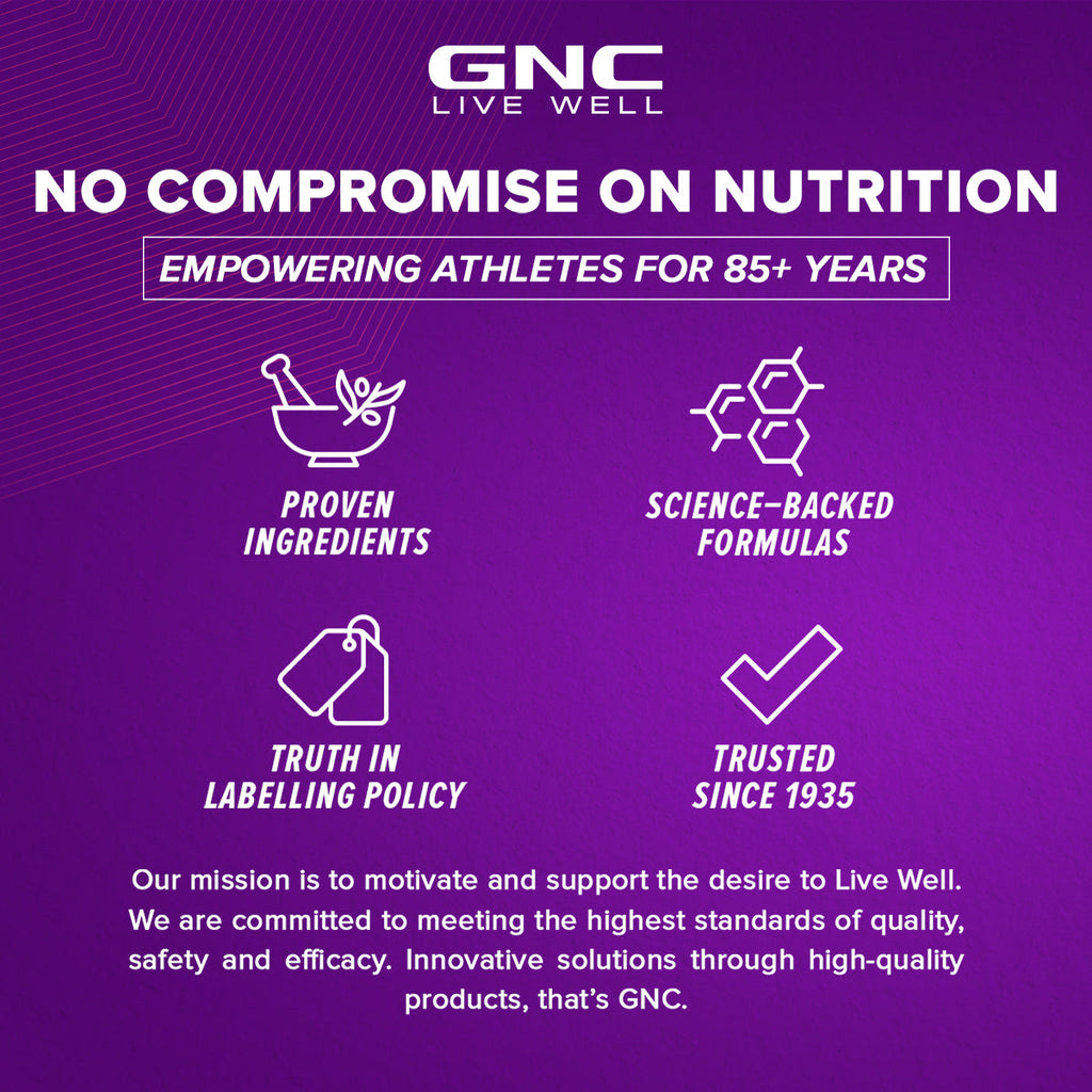 GNC Pro Performance Power Protein 6-in-1 Stack for Increased Strength