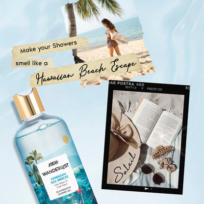 Wanderlust Shower Gels - Hawaiian Sea Breeze