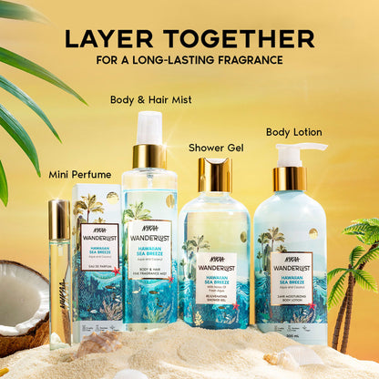Wanderlust Shower Gels - Hawaiian Sea Breeze