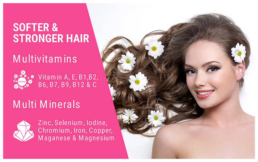 Bliss Welness Hair Skin & Nails Veg Tablet