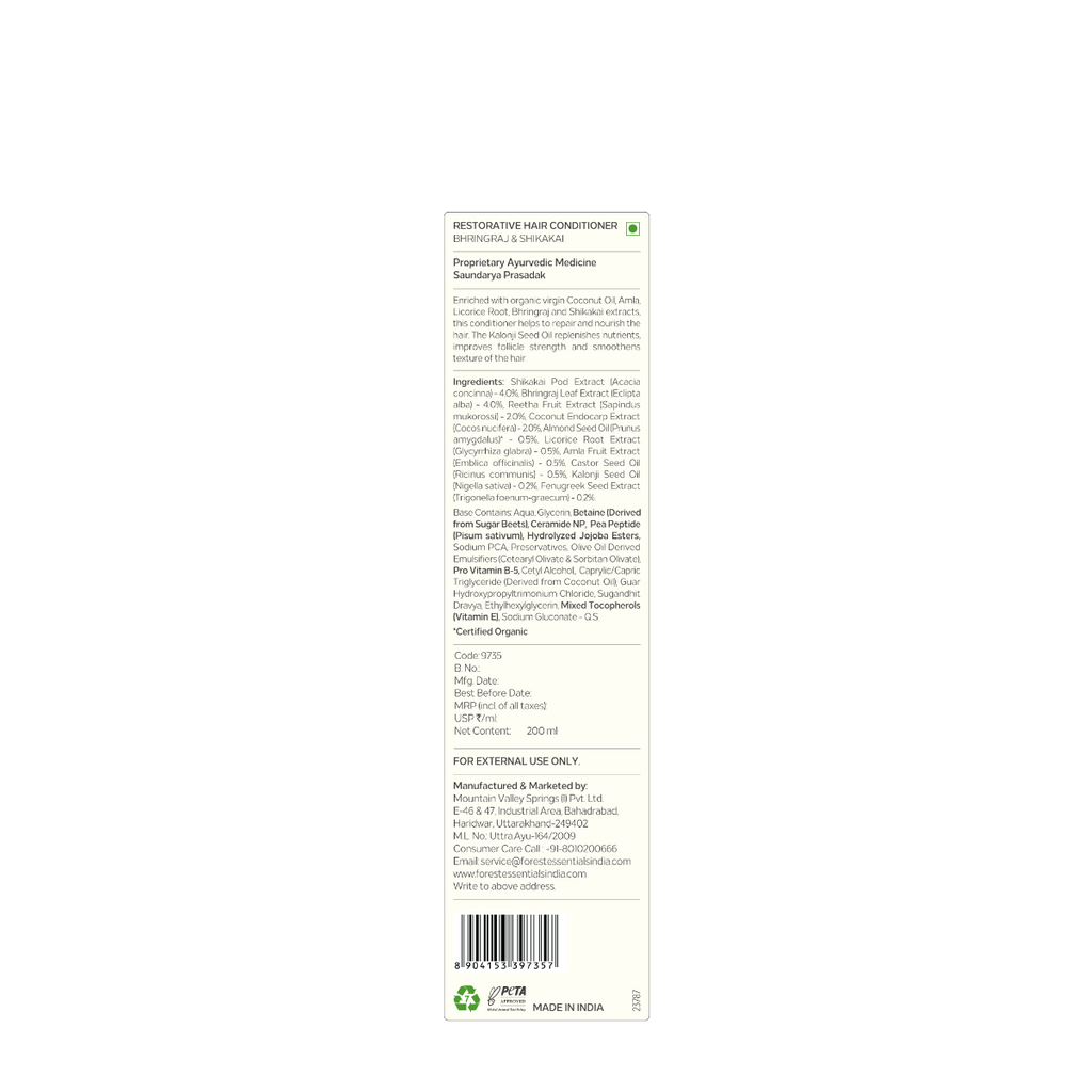 Forest Essentials Hair Conditioner Bhringraj & Shikakai