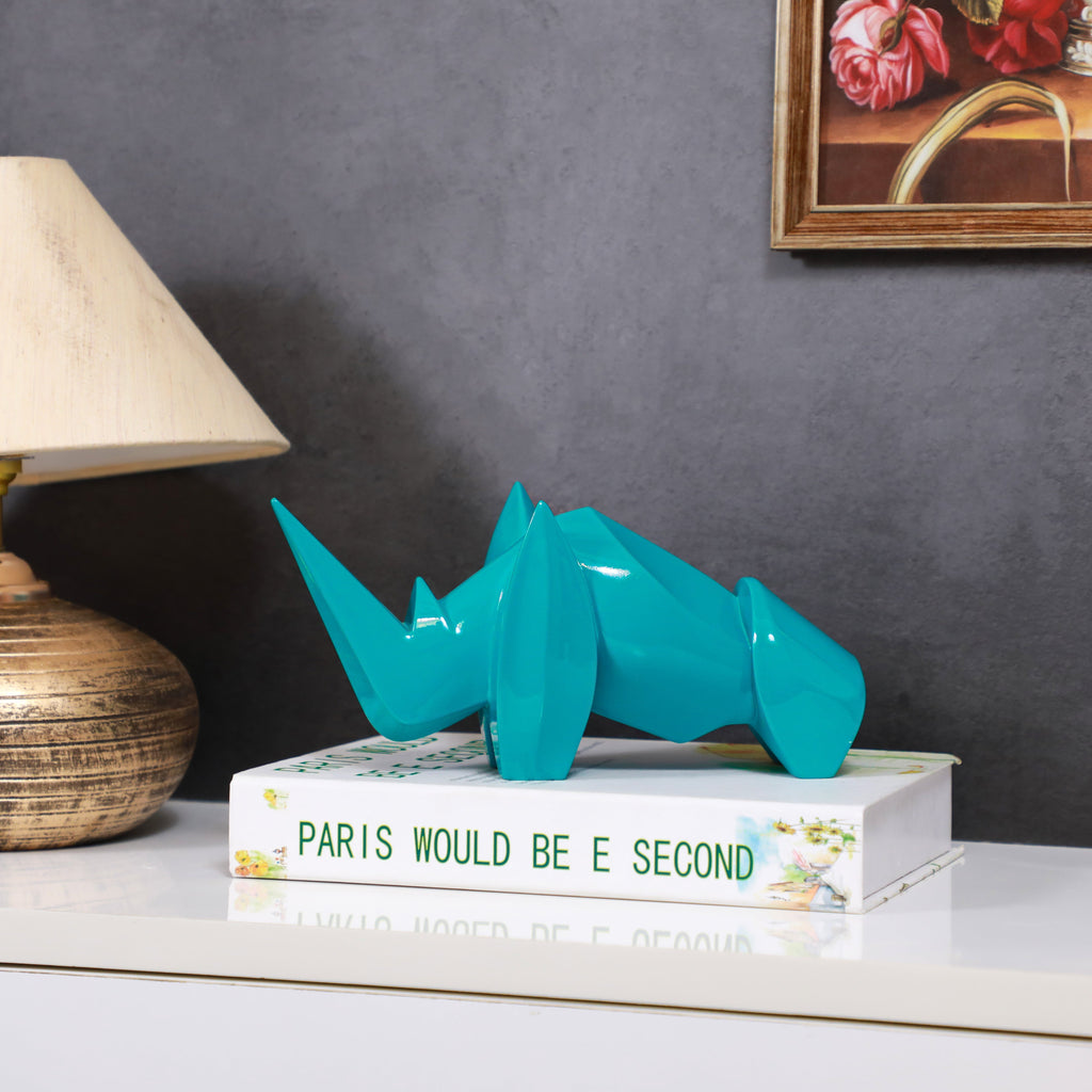 Artarium Abstract Art Rhino Figurine Idol