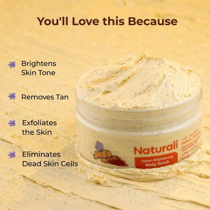 Naturali Ubtan Brightening Body Scrub