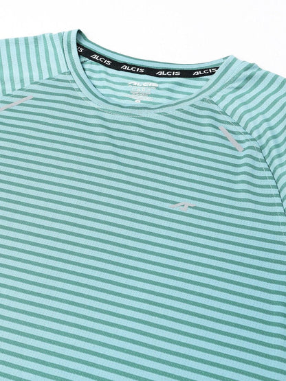 Alcis Drytech+ Anti-Static Slim-Fit Round Neck Running T-Shirt