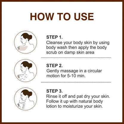 She Essentials Coffee Body Scrub Exfoliating Scrub For Body For Both Women And Men