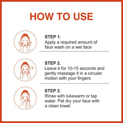 She Essentials Kumkumadi Glow Face Wash - Reduces Pigmentation & Dark Spots