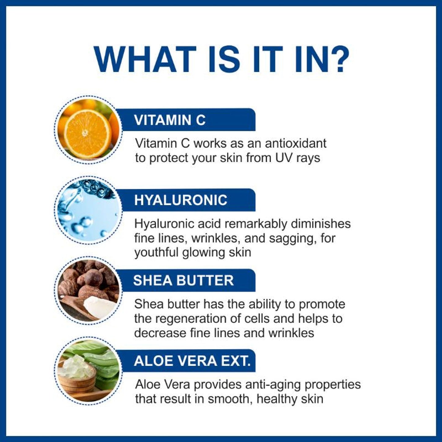 She Essentials Anti Ageing Cream Vitamin C & Hyaluronic Acid
