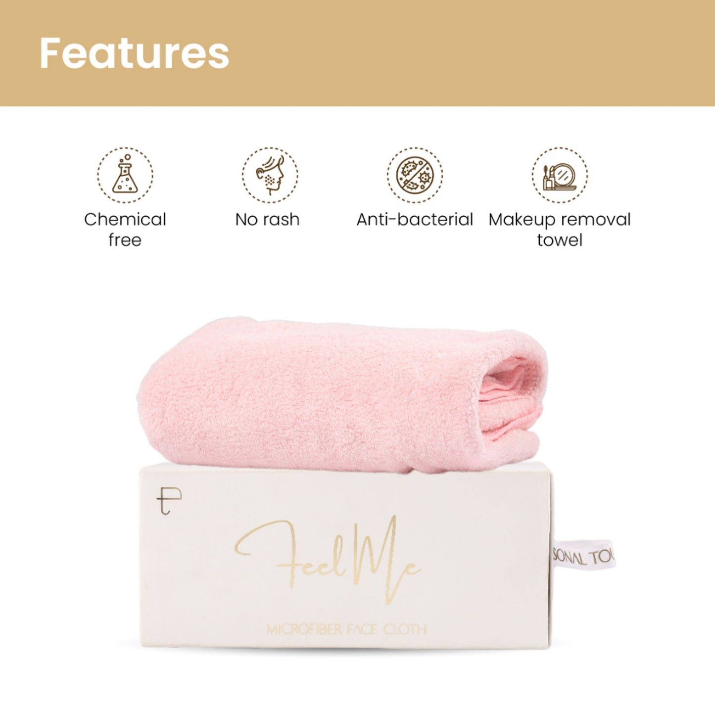 Personal Touch Skincare Skincare Feel Me Microfiber Face Towel