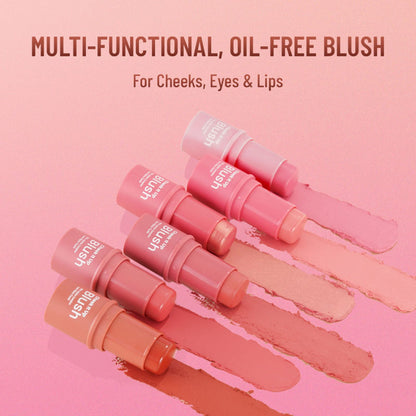 Swiss Beauty Cheek It Up Lumi-Matte Finish Blush - 1 High On Pink