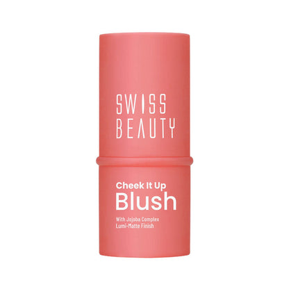 Swiss Beauty Cheek It Up Lumi-Matte Finish Blush - 3 Mood Liffer Coral
