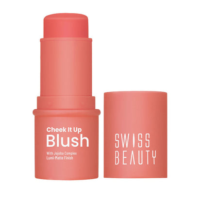 Swiss Beauty Cheek It Up Lumi-Matte Finish Blush - 4 Too Cheeky