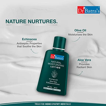 Dr Batra's Natural Moisturizing Lotion Enriched With Echinacea & Aloe Vera
