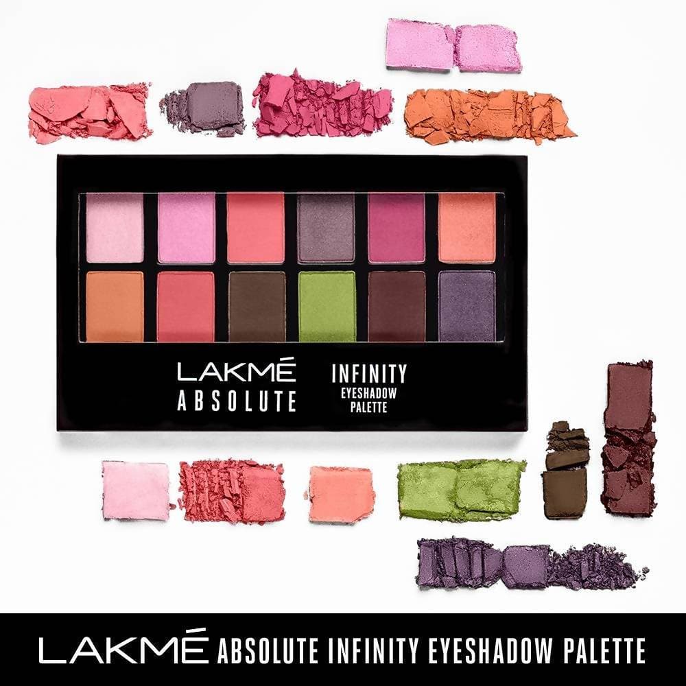 Lakme Absolute Infinity Eye Shadow Palette Pink Paradise - 12 gms
