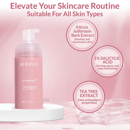 Albizzia Cleansing Mousse Lightweight Gentle Face Cleanser