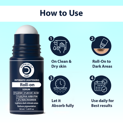 Dermistry Intimate Lightening Brightening Roll On Serum
