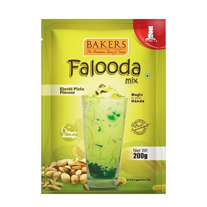 BAKERS Falooda Mix Powder - Chocolate, Pista, Vanilla