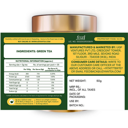Udyan Tea Himalayan Mist Green Tea