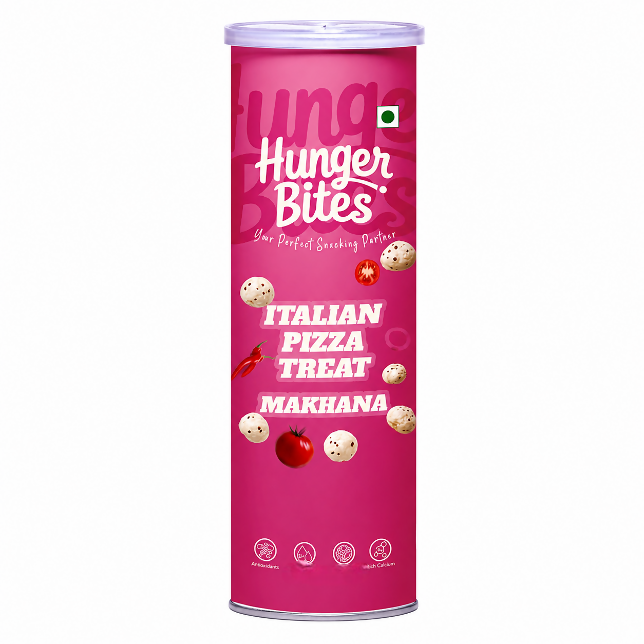 Hunger Bites Italian Pizza Treat Makhana