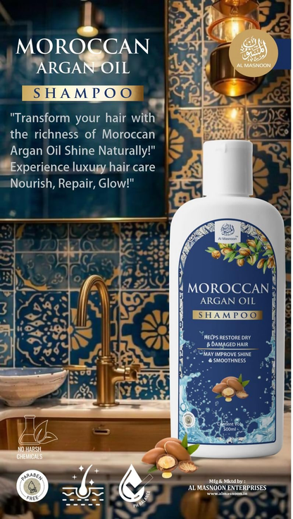 Al Masnoon Moroccan Argan Oil Shampoo