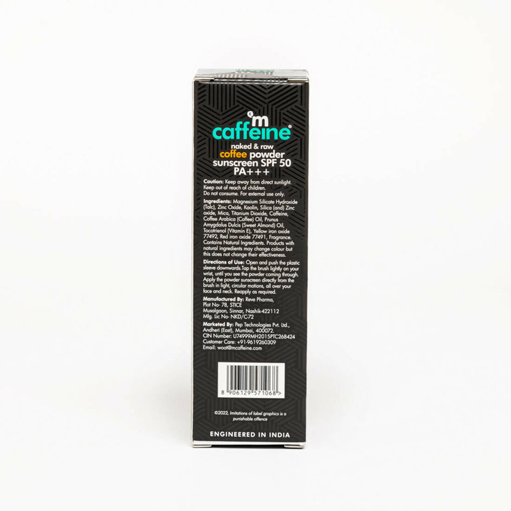 mCaffeine Coffee Powder Sunscreen SPF 50 PA+++