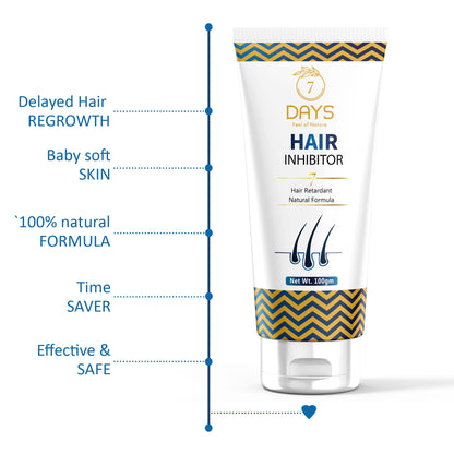 7Days Organic Natural Hair Inhibitor - 100 gms