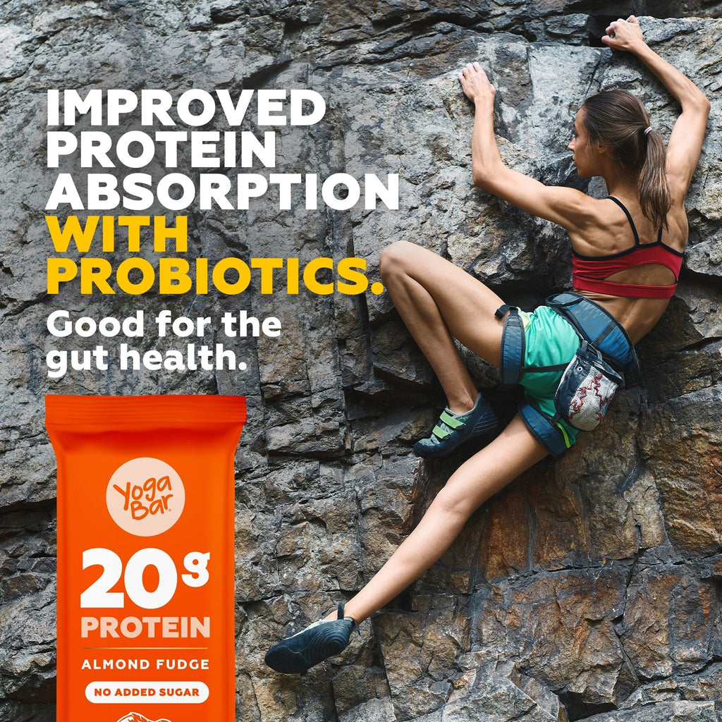 Yogabar Almond Fudge 20g Protein Bar - 420 gms