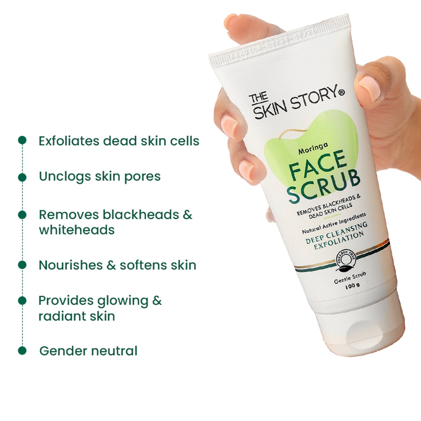 The Skin Story Moringa Gentle Face Scrub