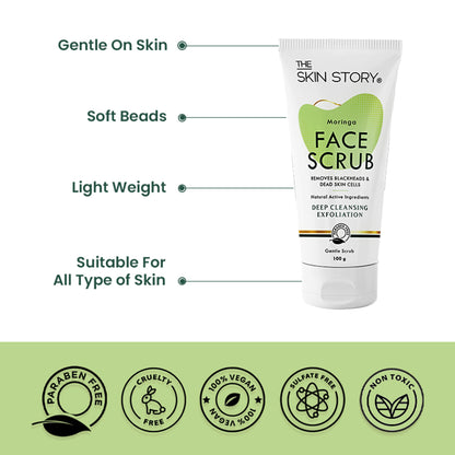 The Skin Story Moringa Gentle Face Scrub