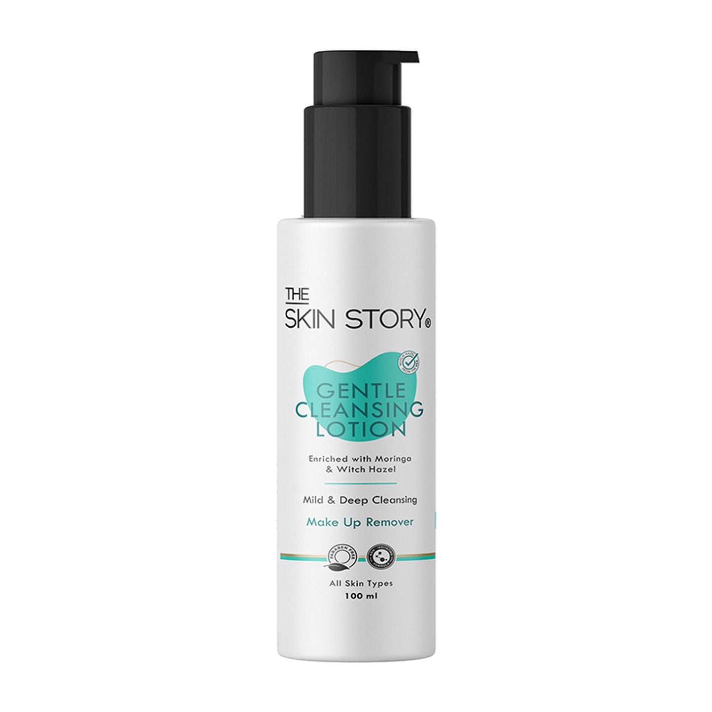 The Skin Story Gentle Face Cleanser Lotion For Deep Cleansing Moisturizing Makeup Removal - Moringa