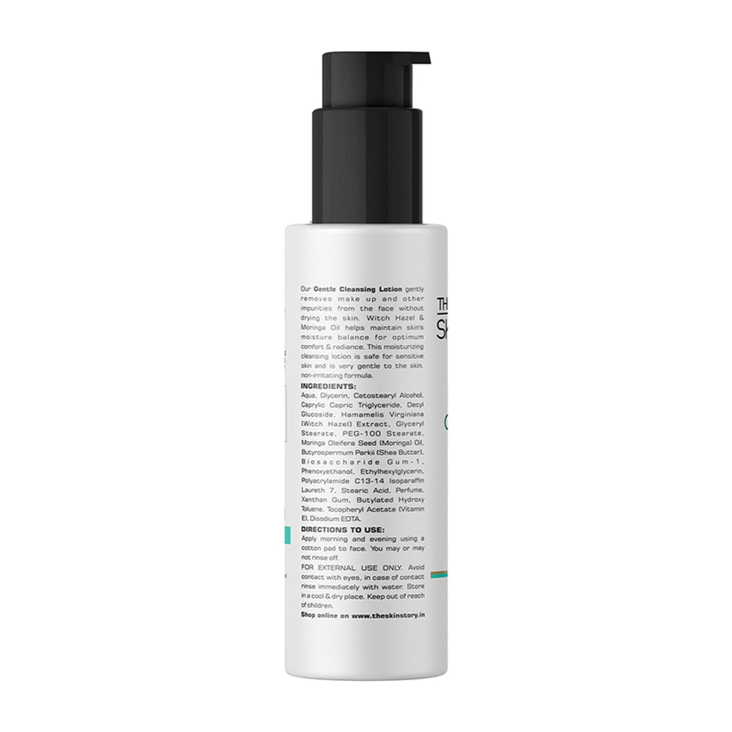 The Skin Story Gentle Face Cleanser Lotion For Deep Cleansing Moisturizing Makeup Removal - Moringa