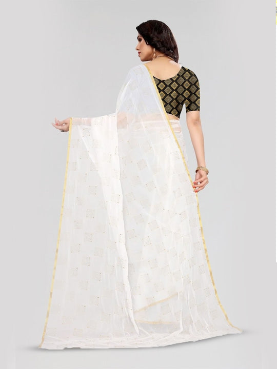 Fabmora Ethnic Motifs Printed Saree