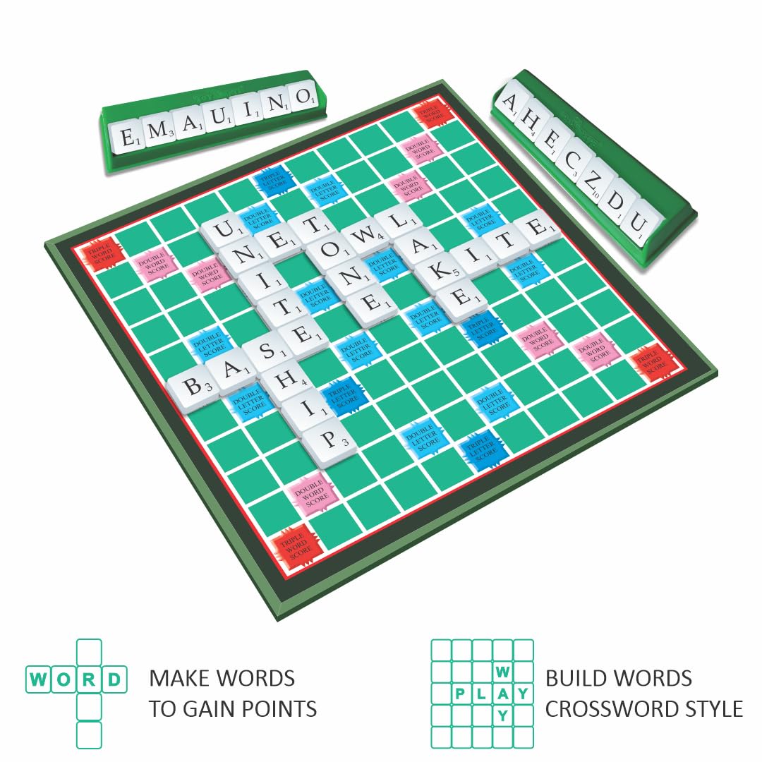 Toymate Crossword Board Game for Kids & Adults