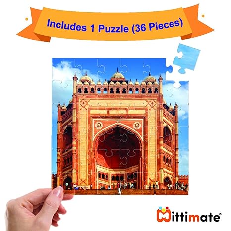 Mittimate Buland Darwaza Jigsaw Puzzle Game for Kids Age 4 to 6 Old 36 Pieces Puzzle Toy