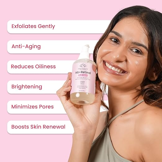 Earthraga Retinol Body Wash with HA for skin Elasticity - 200 ml