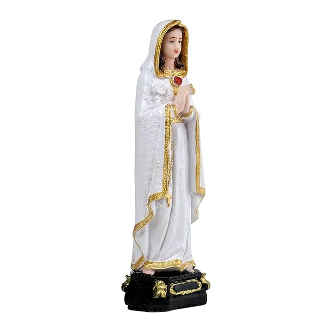 Newven Rosa Mistica Showpiece Idol Christian Statues Mother Figurine