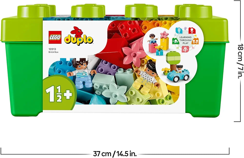 Lego 10913 DUPLO Classic Brick Box Building Set with Storage,First Bricks Learning Toy for Toddlers , 65 Pcs